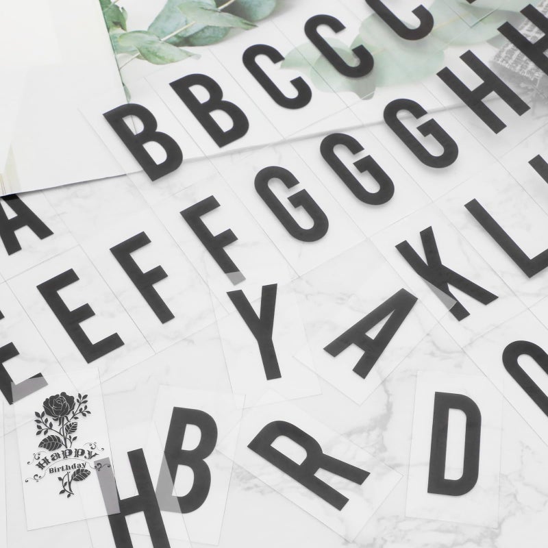 Micro Trader 104 Black Thin Letters Number Symbols Compatible with A3 A4 A5 Cinematic Lightbox - Image 5